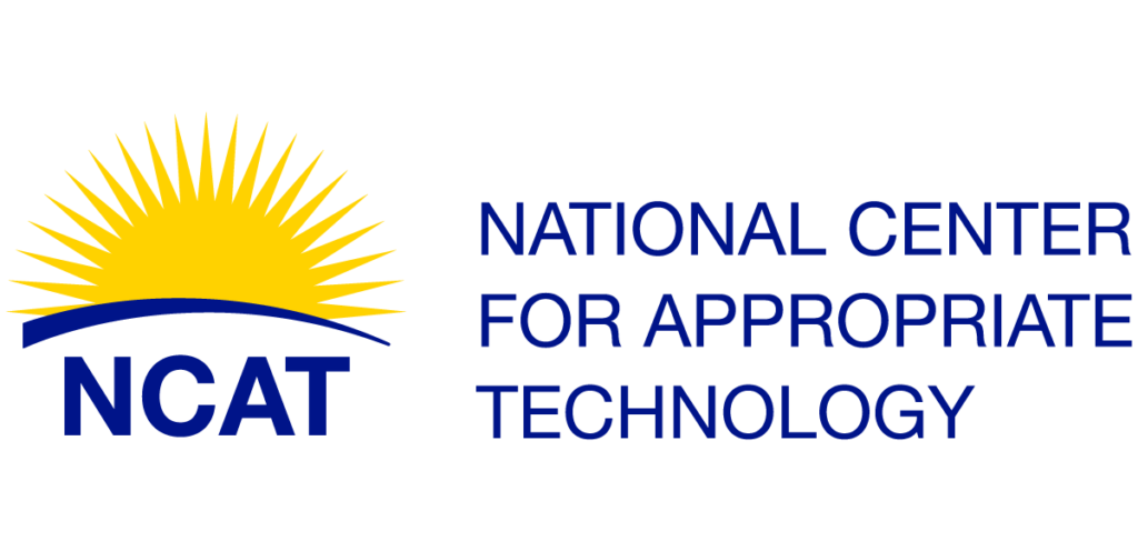 Logo of National Center for Appropriate Technology.